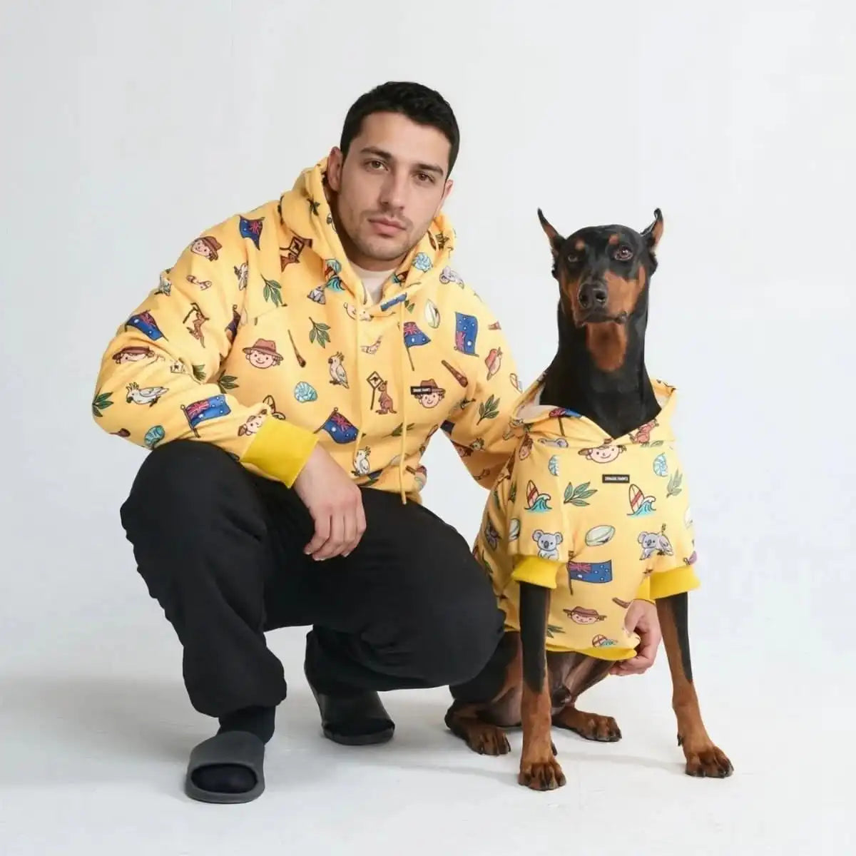 The Australia Human Hoodie - Yellow