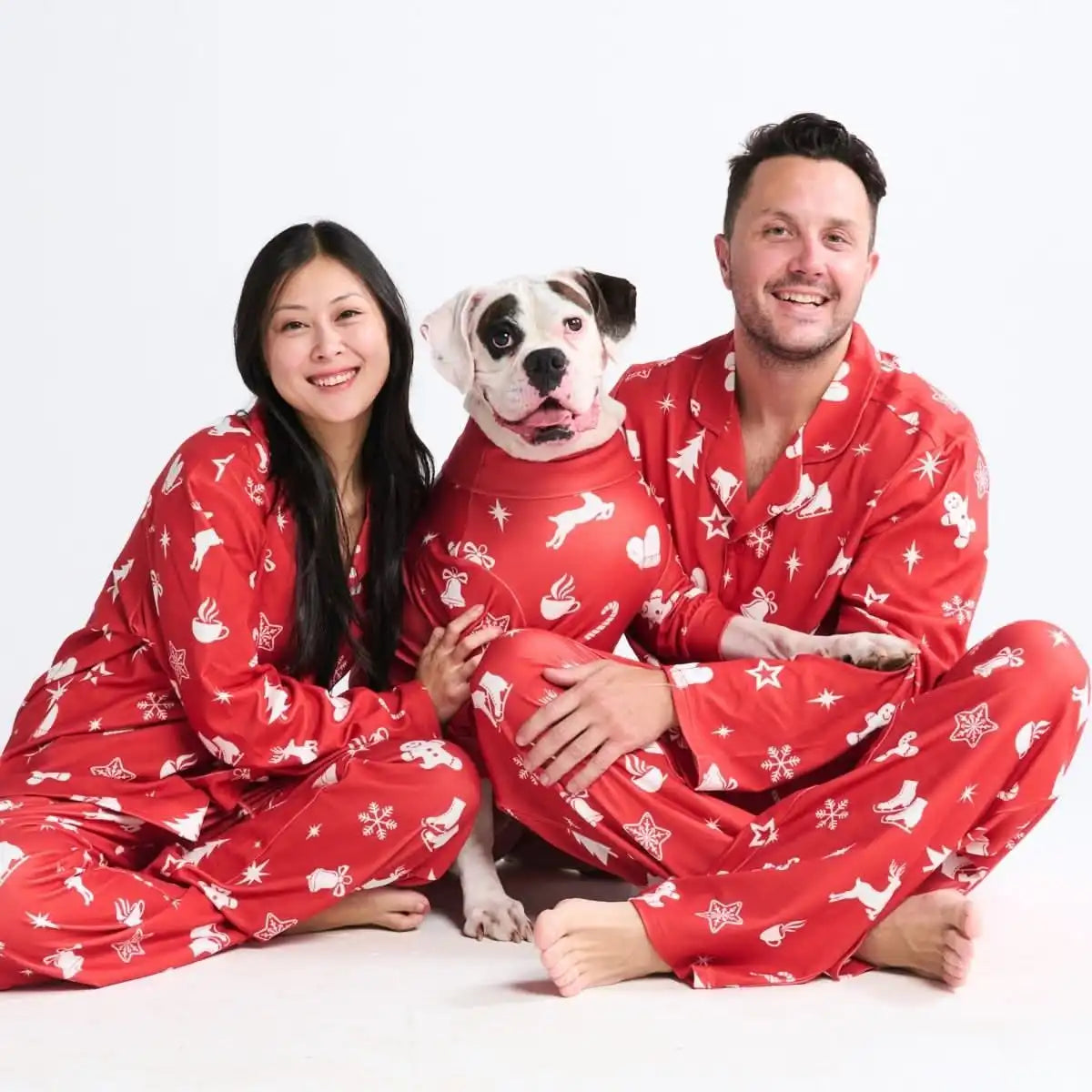 Human Pajama Top - Red Cheer