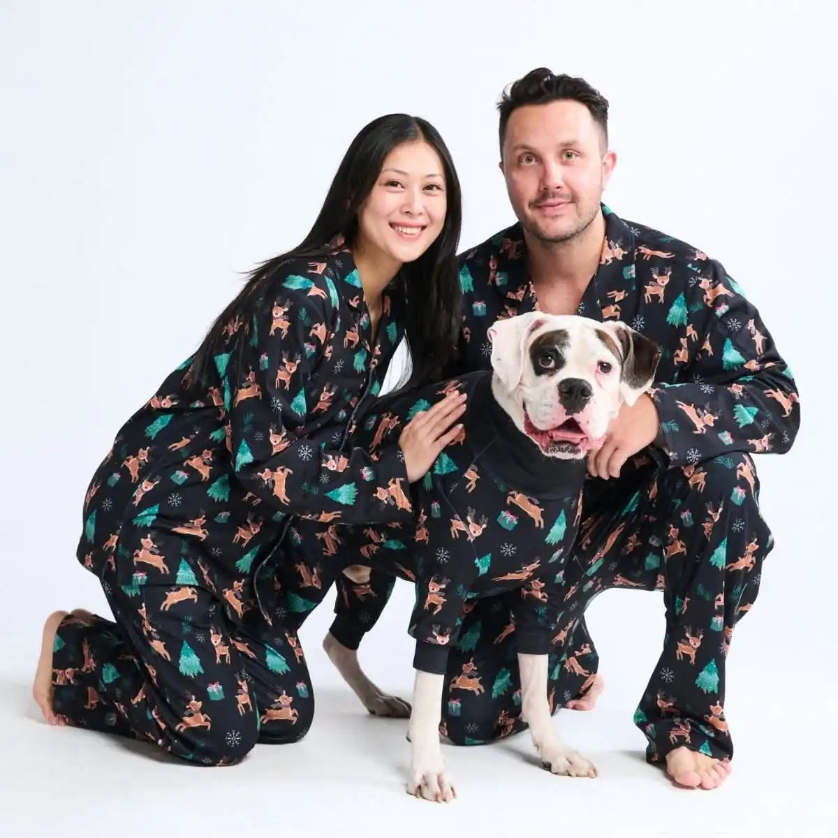 Human Pajama Top - Reindeers