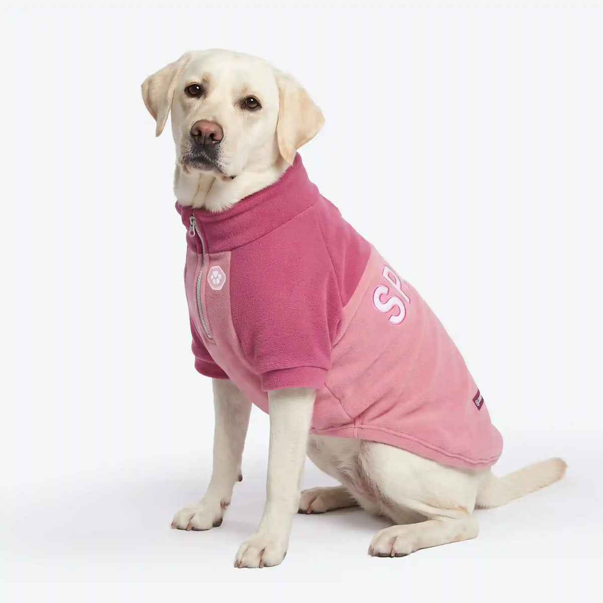 Plush Fleece Dog Sweater - Pink