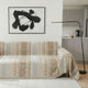 Mosaic Beige Couch Cover